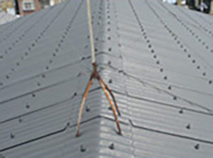 倉庫スレート屋根遮熱塗装